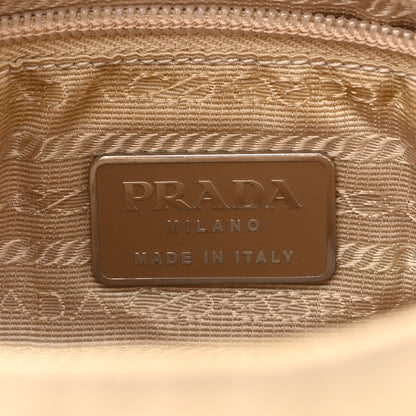 Prada Nylon Vela Saffiano Single Buckle Messenger Shoulder Bag Deserto 5 of 11