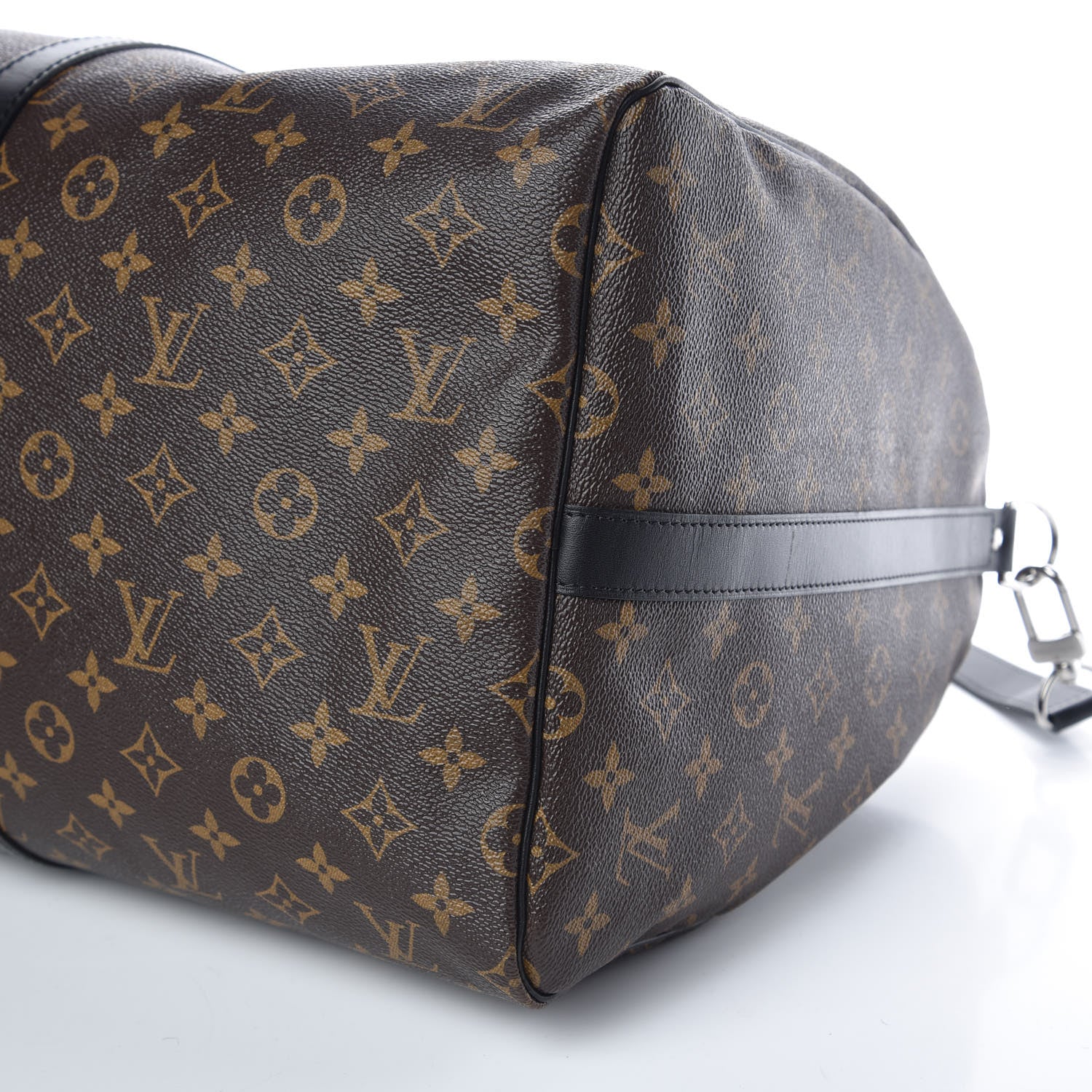 Louis Vuitton Monogram Macassar Keepall Bandouliere 55 9 of 9