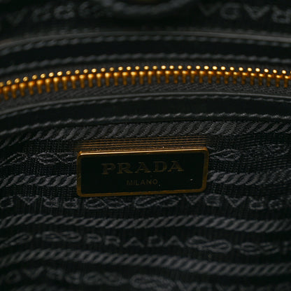 Prada Jacquard Logo Tote Black 7 of 10