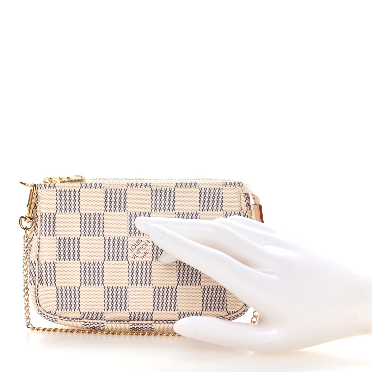 Louis Vuitton Damier Azur Mini Pochette Accessories 2 of 8