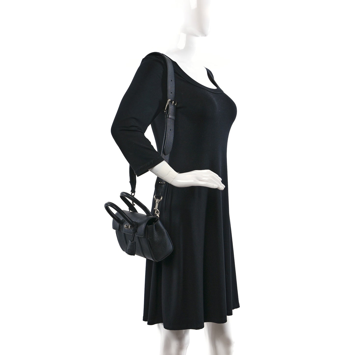 Small Classic Grain Mini Bayswater Black