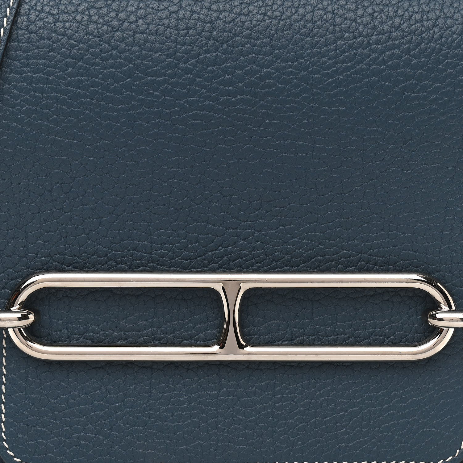 Hermes Taurillon Clemence Sac Roulis 23 Bleu Jean 7 of 13