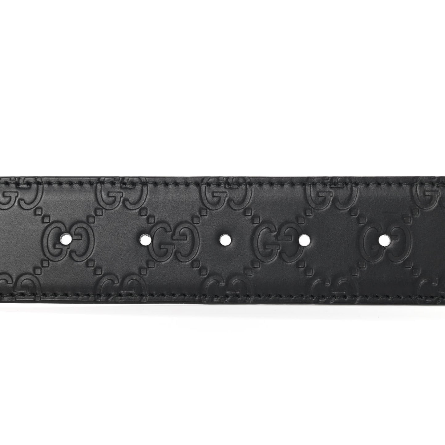 Guccissima Signature Interlocking G 40mm Belt 90 36 Black