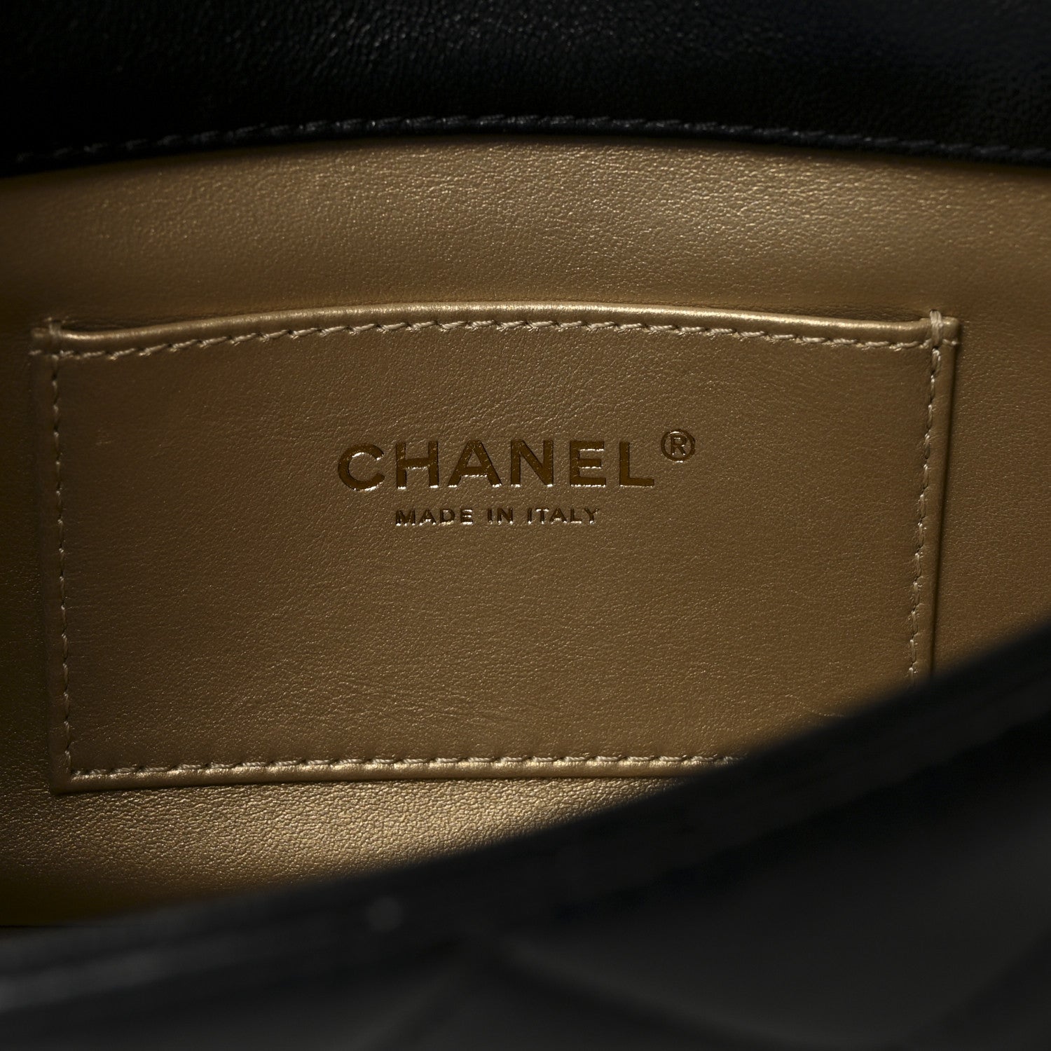 Chanel Lambskin Quilted Pearl Small Flap Black 6 of 10
