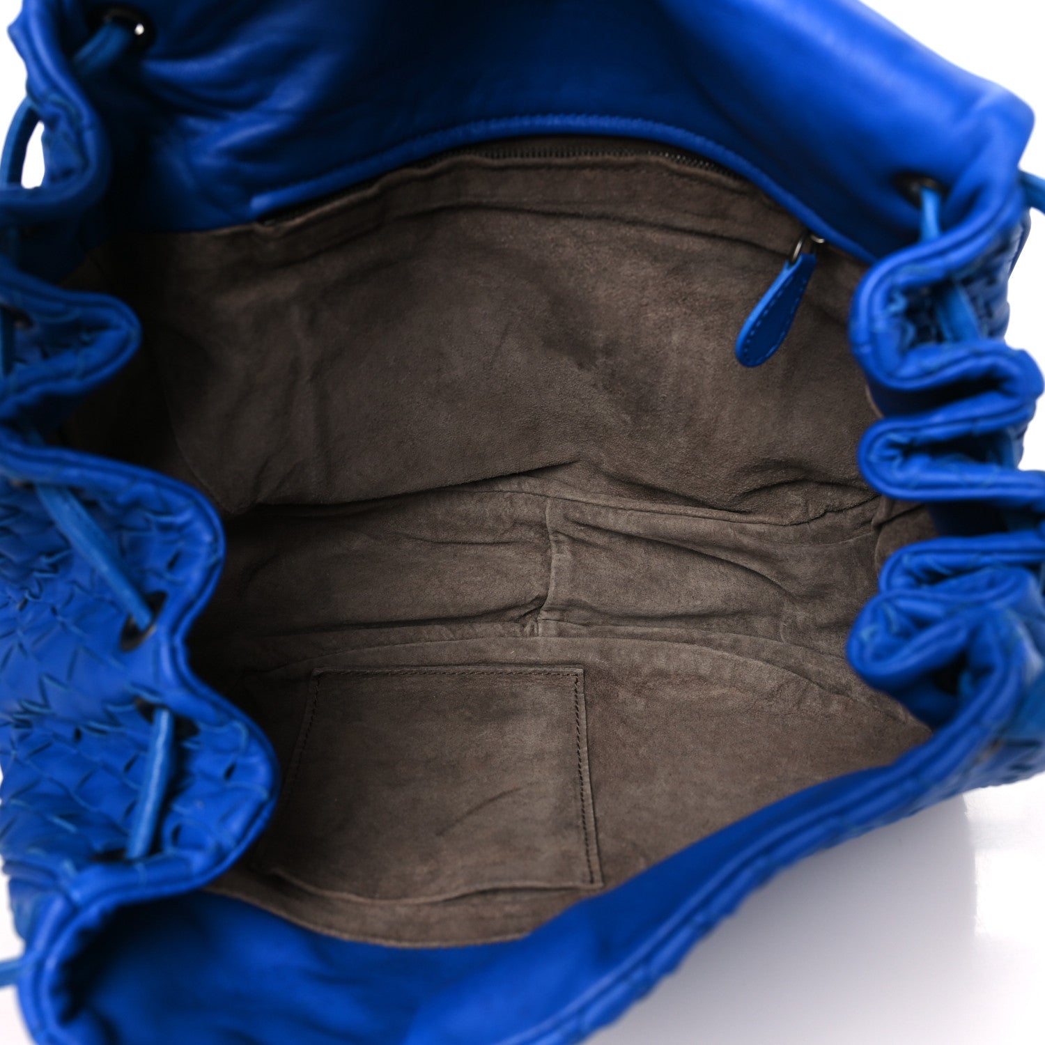 Bottega Veneta Nappa Intrecciato Messenger Bag Blue 6 of 11