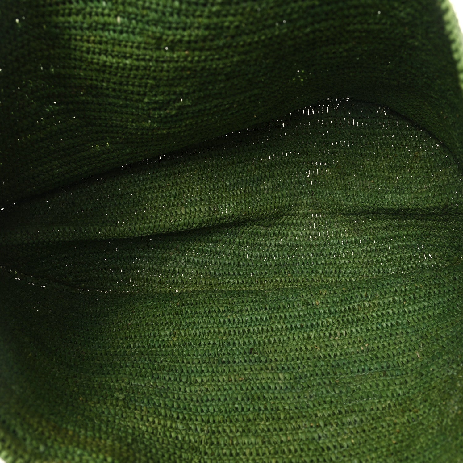 Loewe Raffia Paulas Ibiza Fold Shopper Tote Green 5 of 10