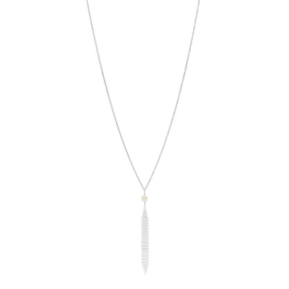 Tiffany Sterling Silver Pearl Elsa Peretti Mesh Pendant Necklace 1 of 5