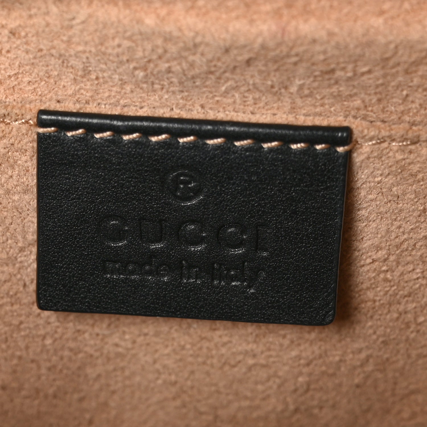 Gucci Calfskin GG Supreme Monogram Small Padlock Shoulder Bag Black Gold 6 of 10