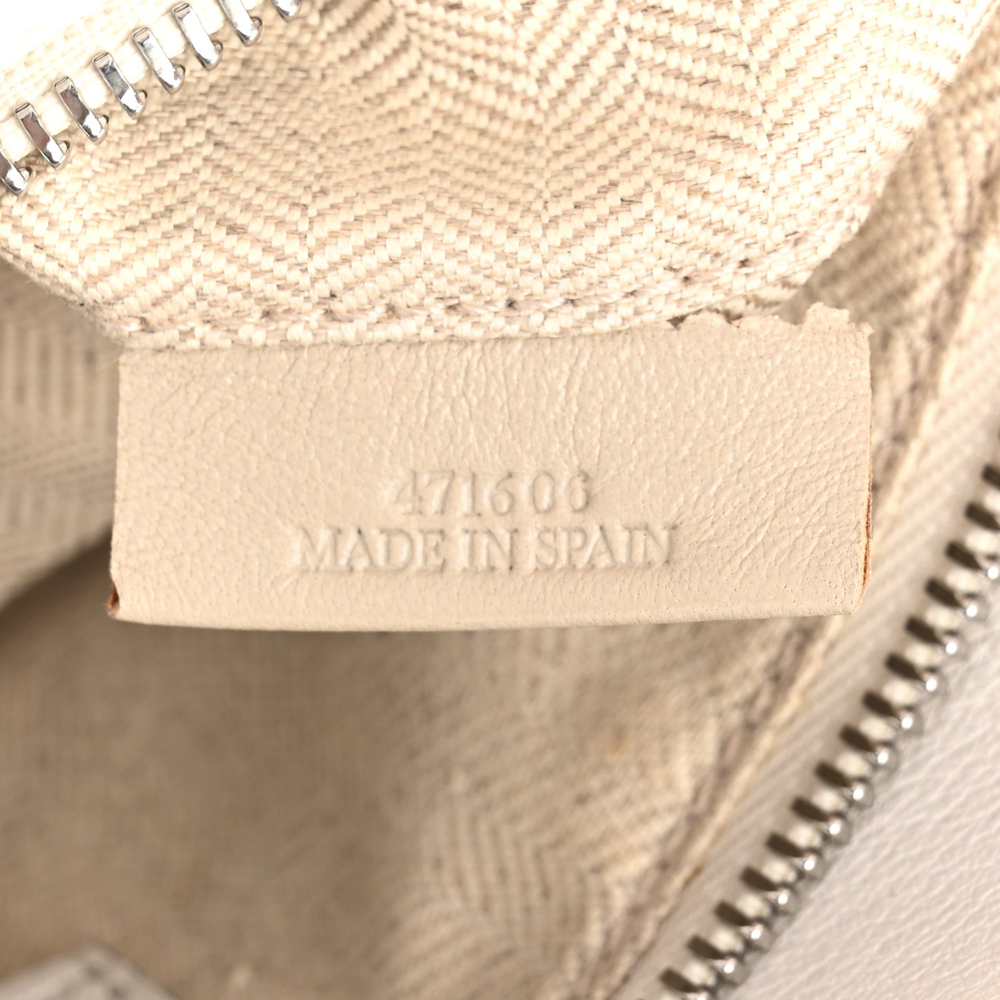 Calfskin Small Puzzle Bag White