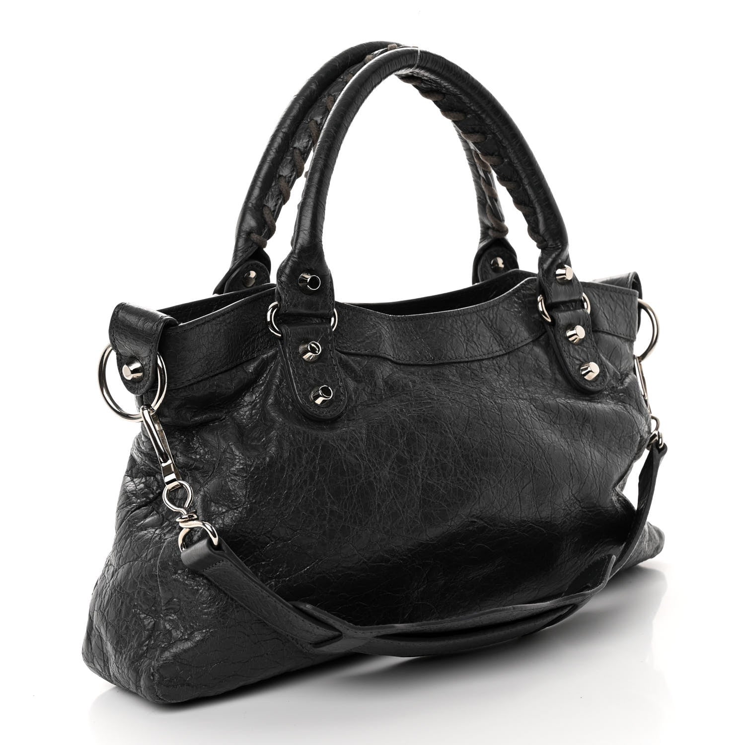 Balenciaga Agneau Classic Silver Hardware First Gris Fossile 3 of 9