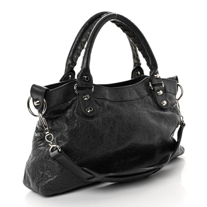 Balenciaga Agneau Classic Silver Hardware First Gris Fossile 3 of 9