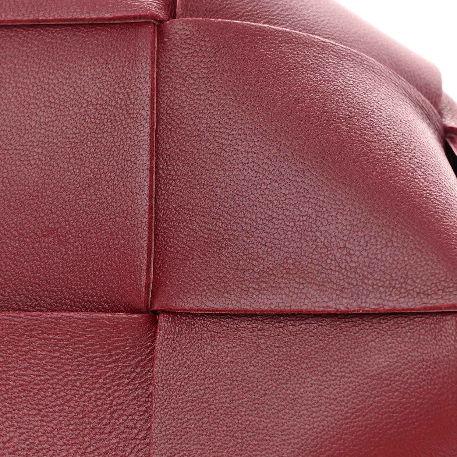 Bottega Veneta Nappa Maxi Intrecciato Clasp Bucket Bag Bordeaux 11 of 11
