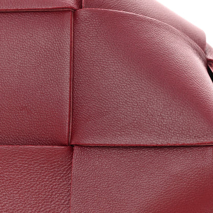 Bottega Veneta Nappa Maxi Intrecciato Clasp Bucket Bag Bordeaux 11 of 11