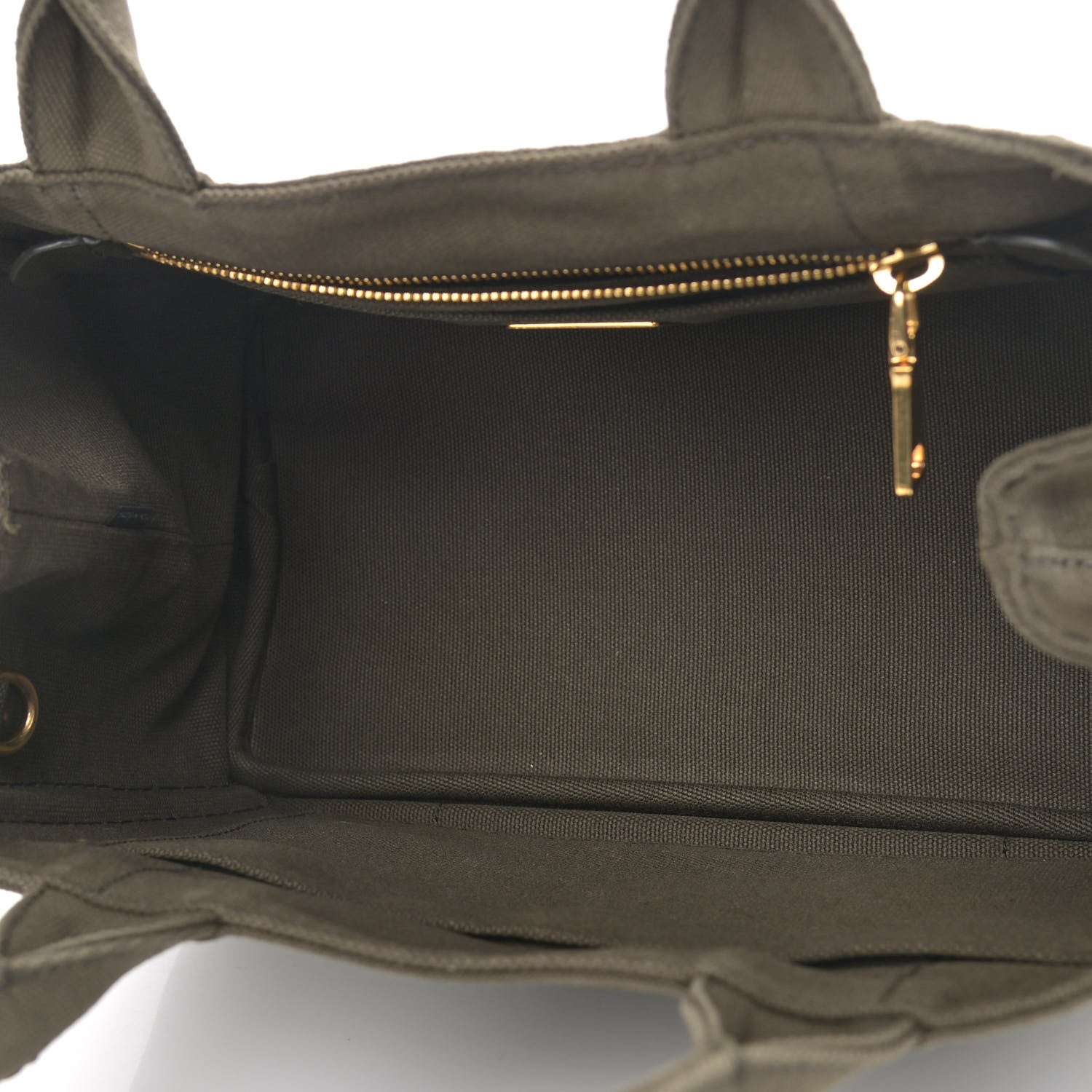 Prada Canapa Small Logo Tote Khaki 5 of 8