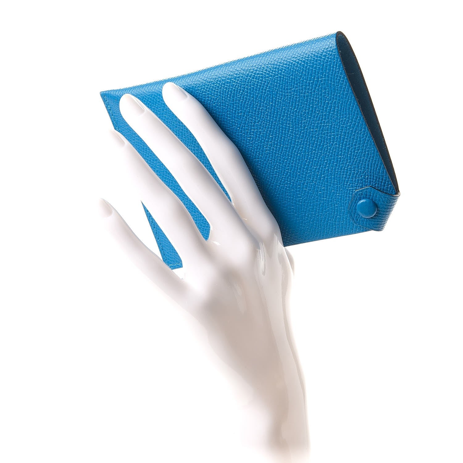 Hermes Epsom Tarmac PM Passport Holder Bleu Zanzibar 2 of 9