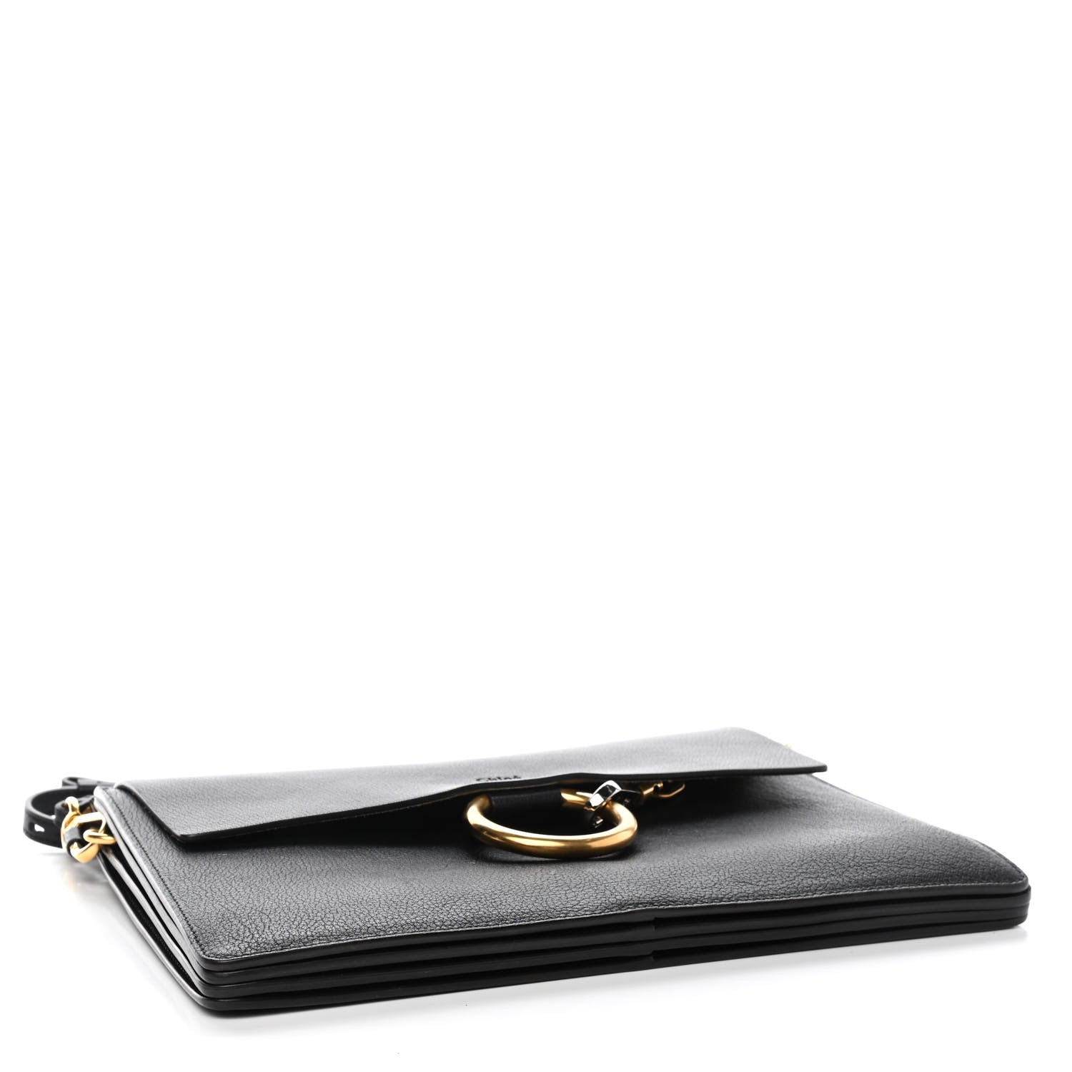 Chloe Calfskin Medium Faye Shoulder Bag Black 4 of 9