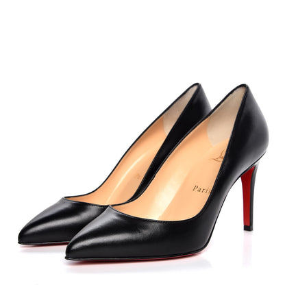 Christian Louboutin Shiny Nappa Pigalle 85 Pumps 36 Black 3 of 8