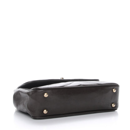 Chanel Lambskin Small Chevron Flap Brown 4 of 7