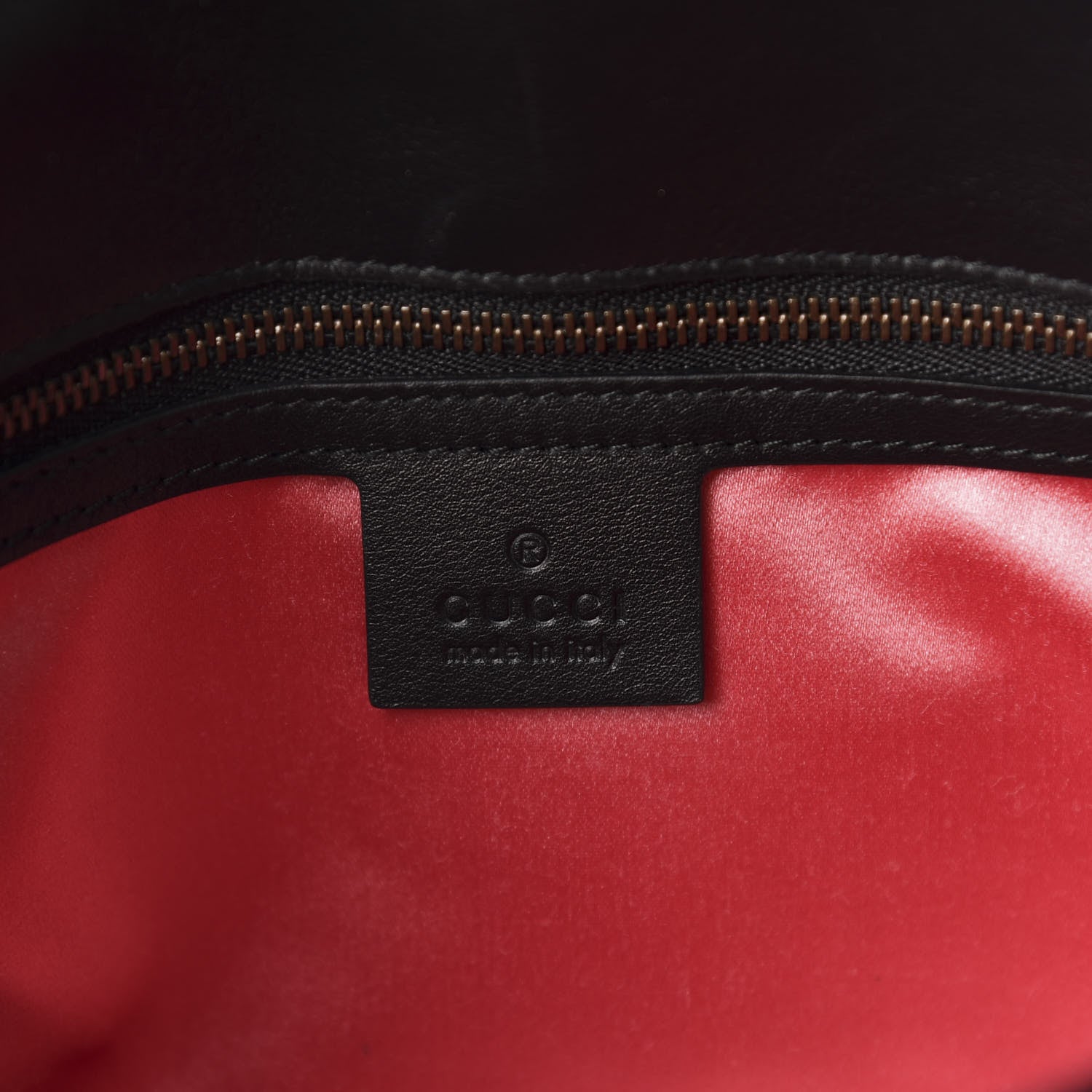Gucci Velvet Matelasse Small GG Marmont Shoulder Bag Black 8 of 10