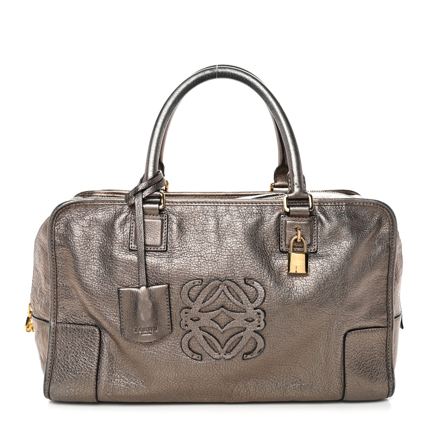 Loewe Metallic Calfskin Amazona 28 Bronze 1 of 15