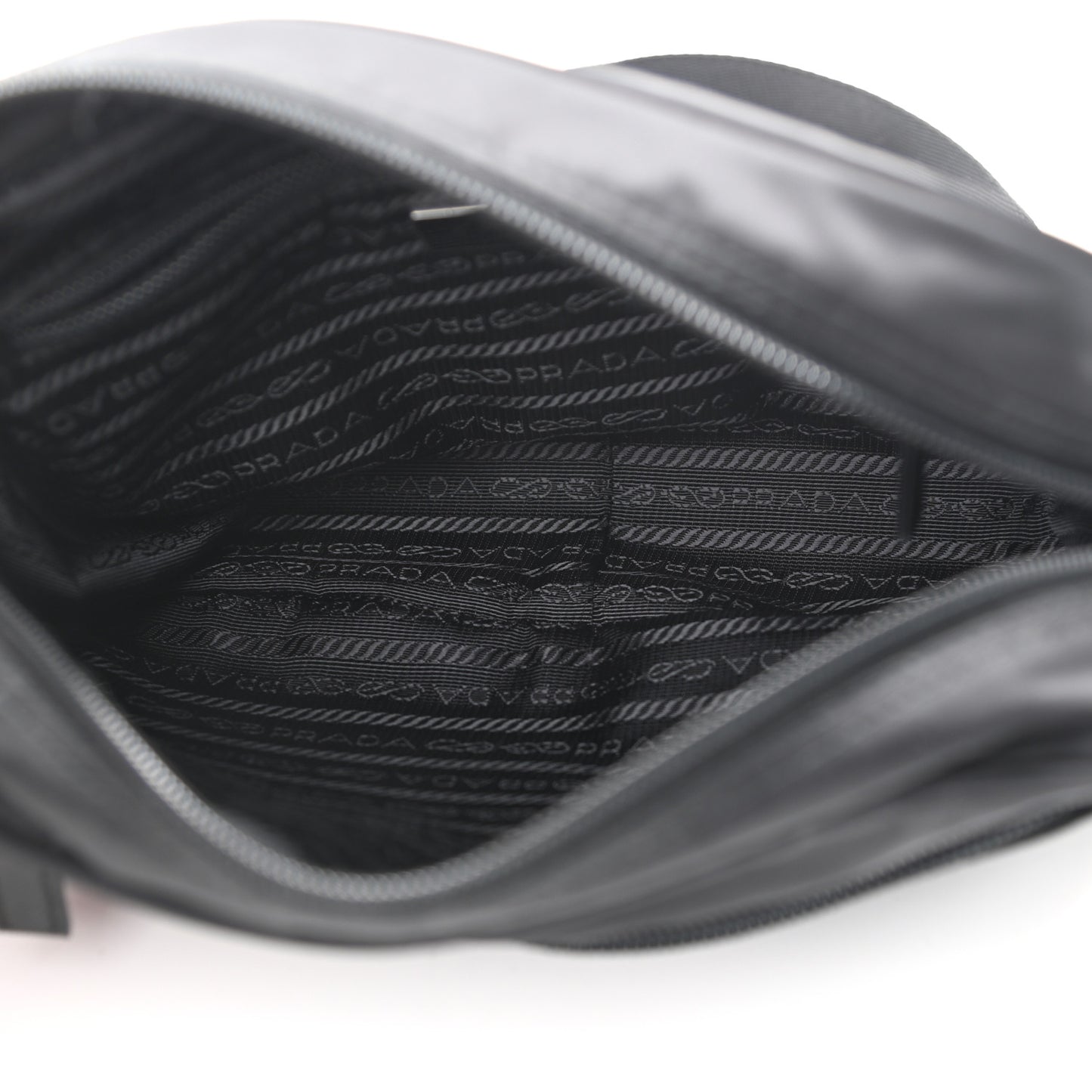 Nylon Tessuto Vela Crossbody Bag Black