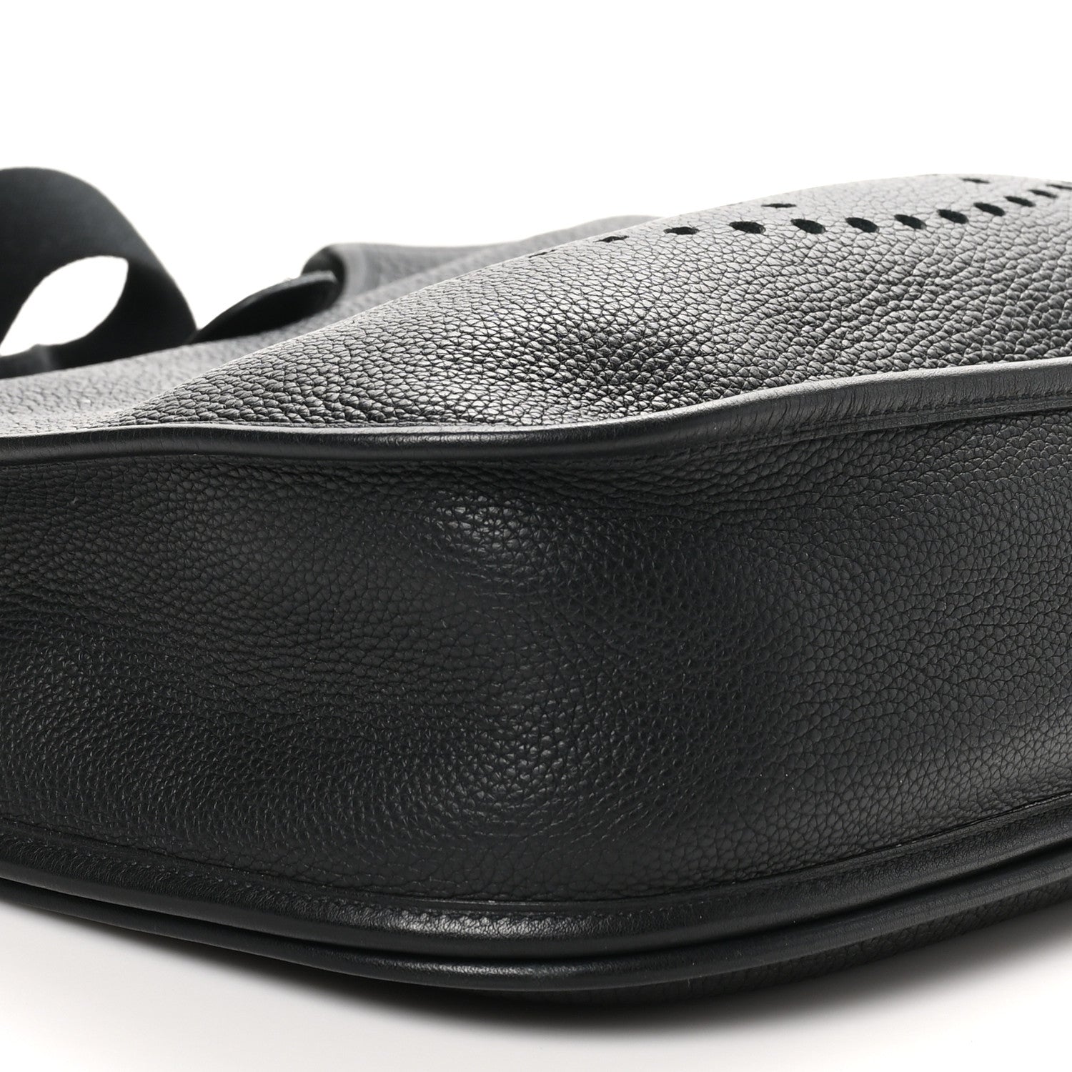 Hermes Taurillon Clemence EVELYNE III GM Black 9 of 10