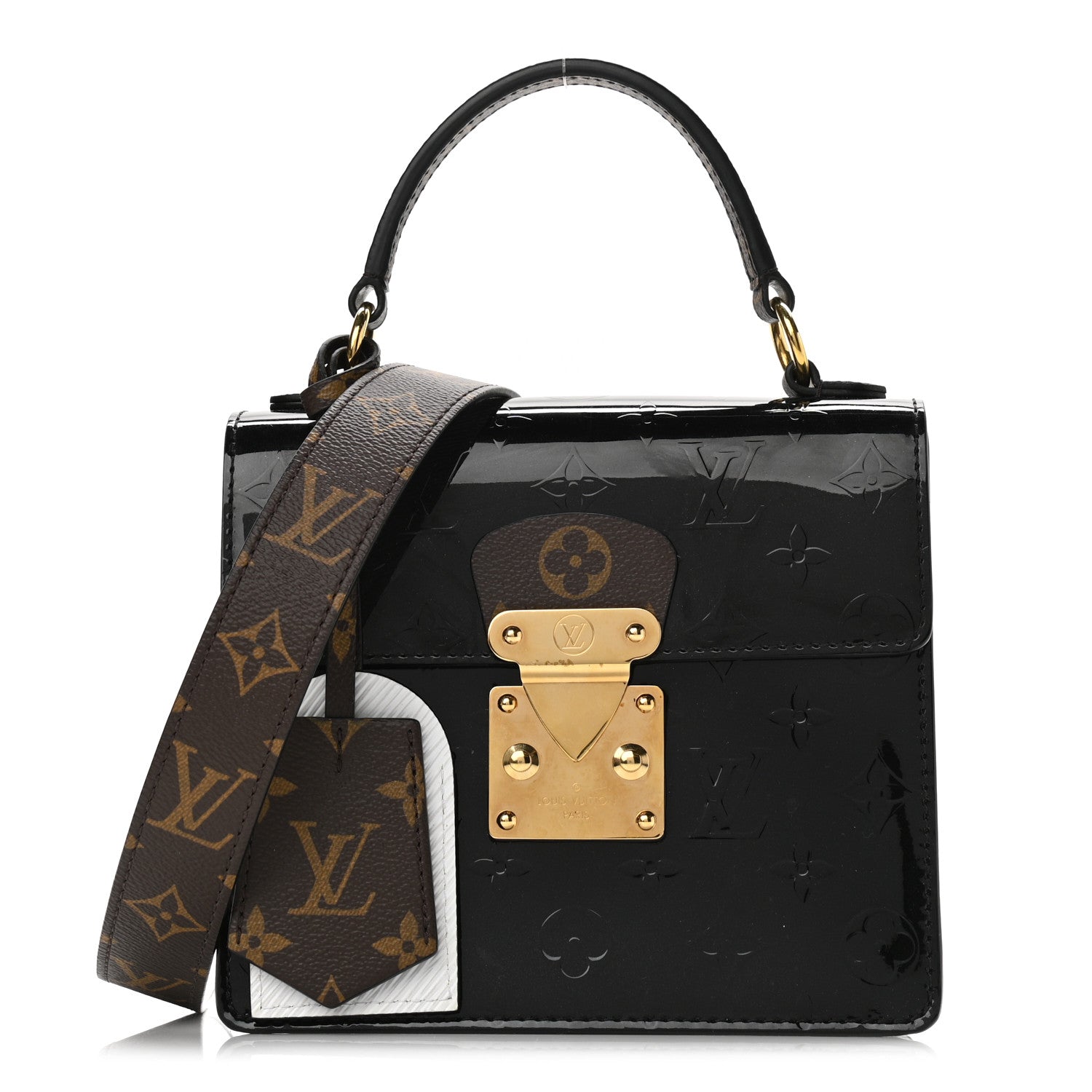 Louis Vuitton Vernis Epi Monogram Spring Street Black 1 of 9
