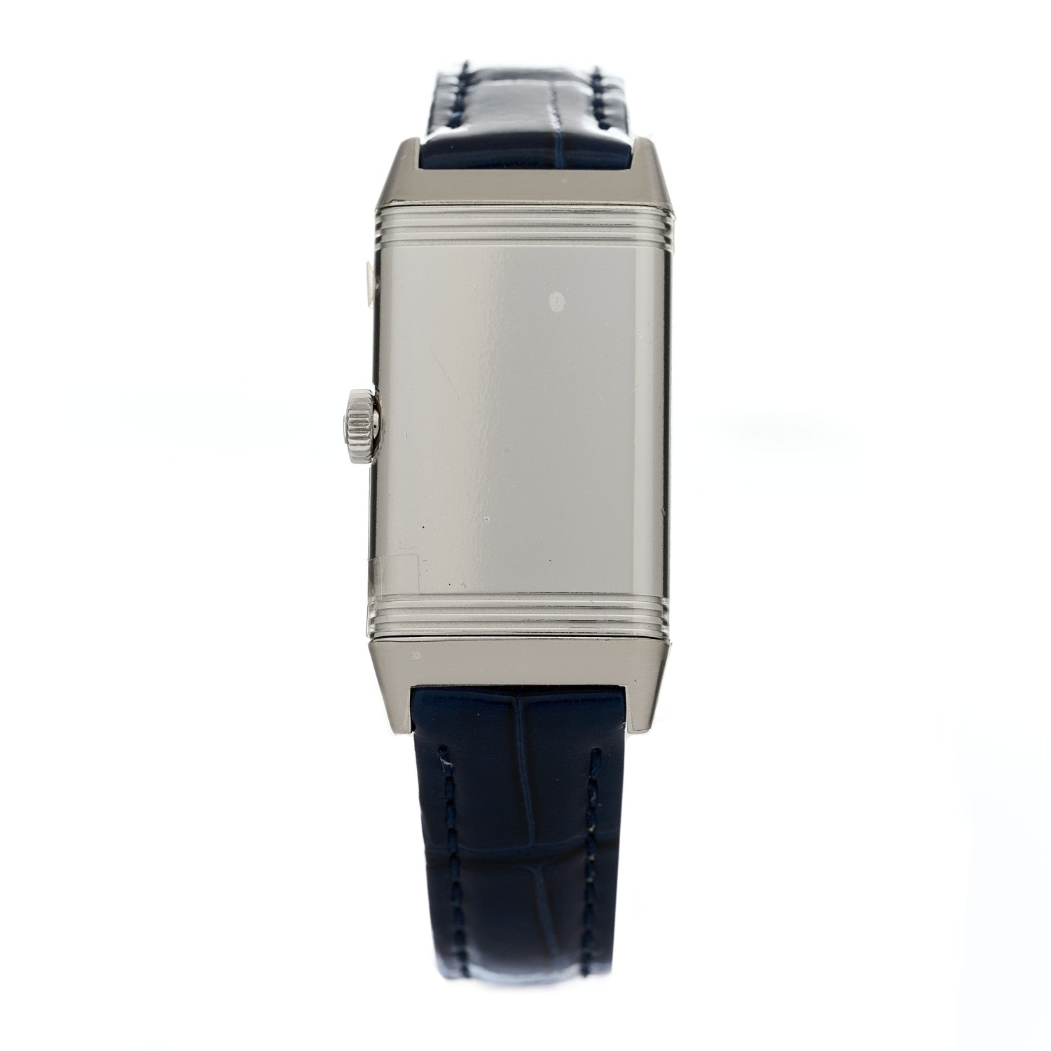 Jaeger-LeCoultre Stainless Steel Alligator Diamond 20mm Reverso One MonoFace Quartz Watch Q3288420 2 of 6