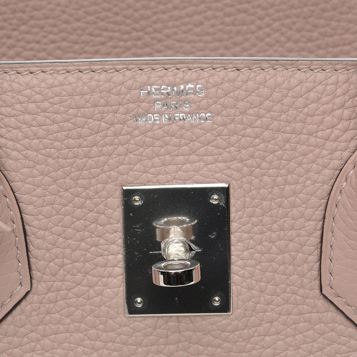 Hermes Taurillon Clemence Birkin 35 Glycine 6 of 7