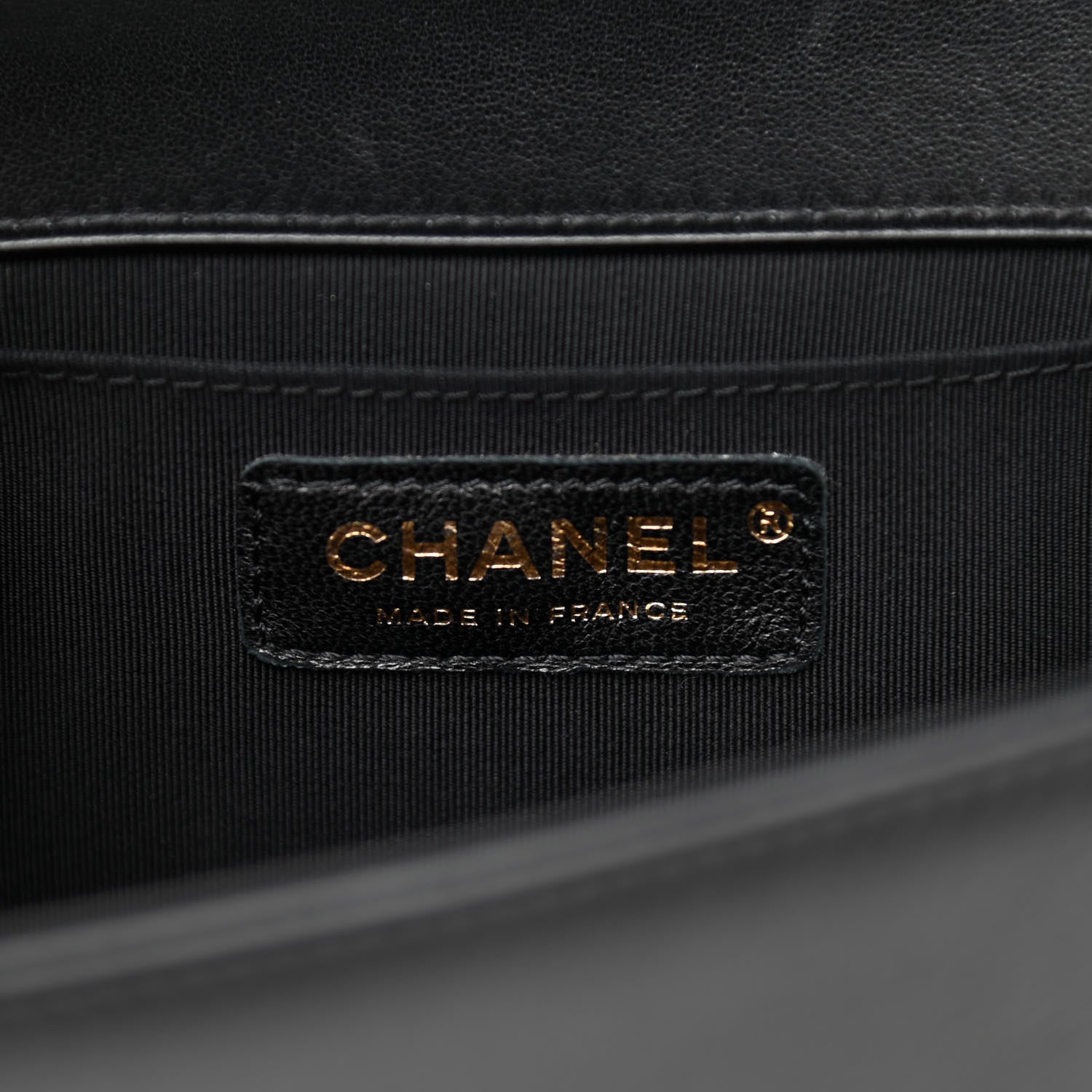 Chanel Lambskin Quilted Medium Boy Flap Black 6 of 9