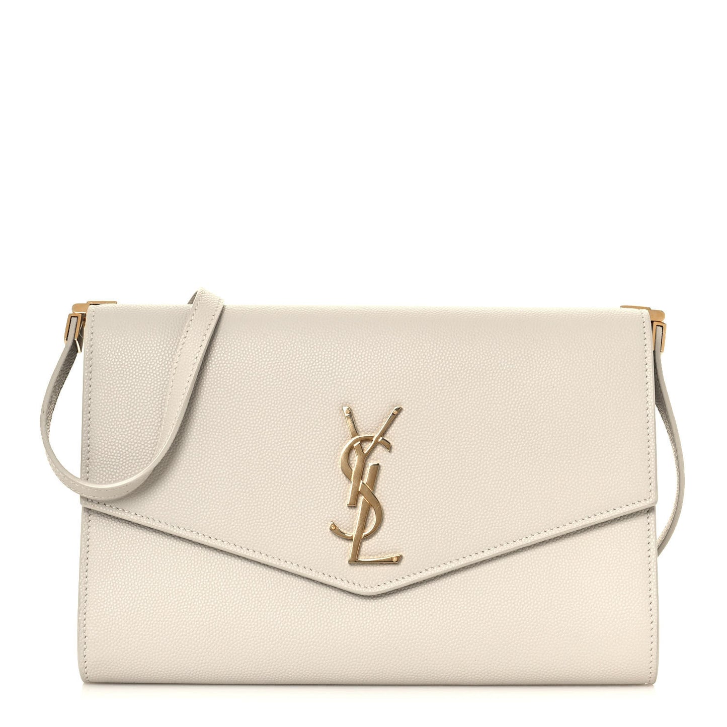 Grain de Poudre Monogram Strap Wallet Crema Soft