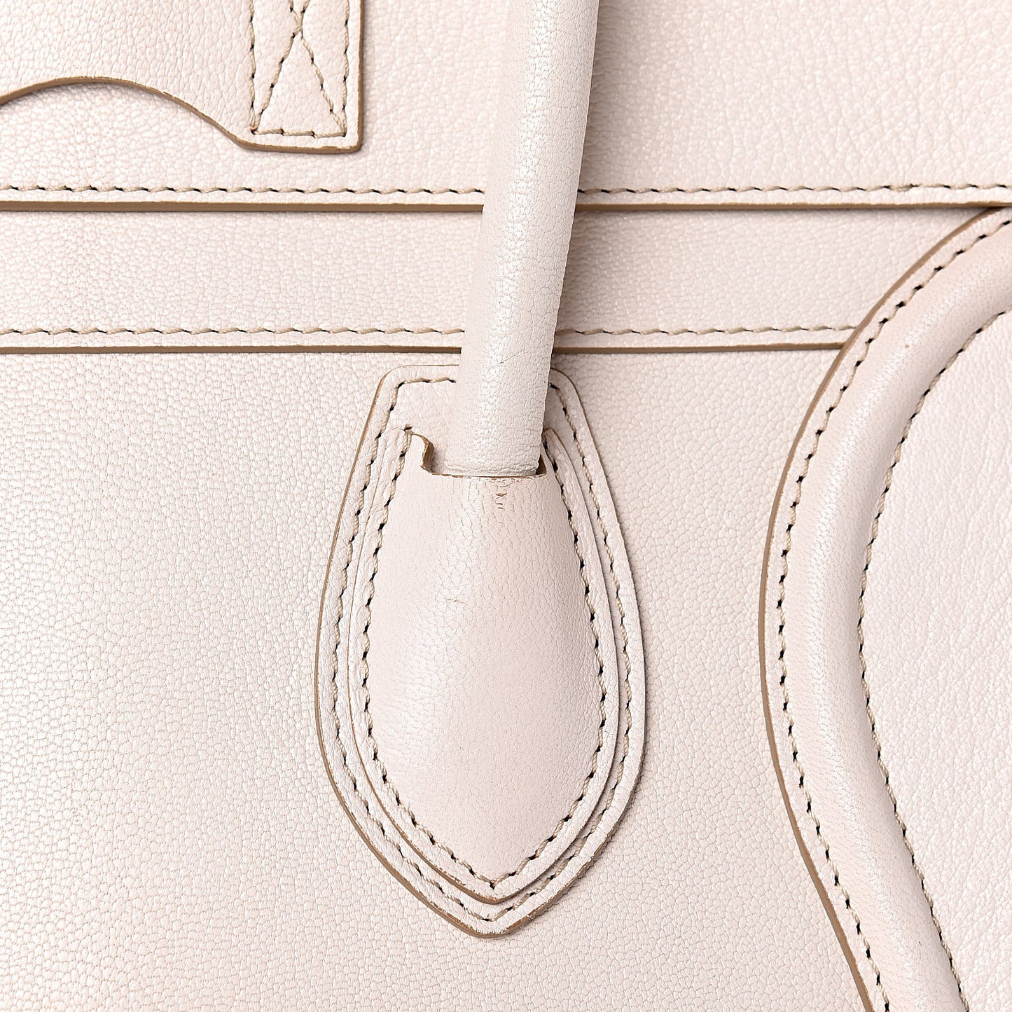 Goatskin Mini Luggage White