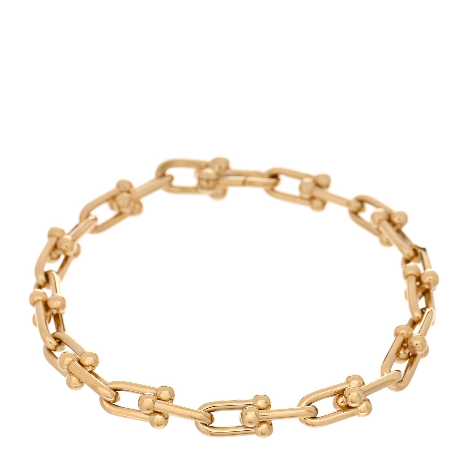 Tiffany 18K Yellow Gold Small HardWear Link Bracelet 1 of 4