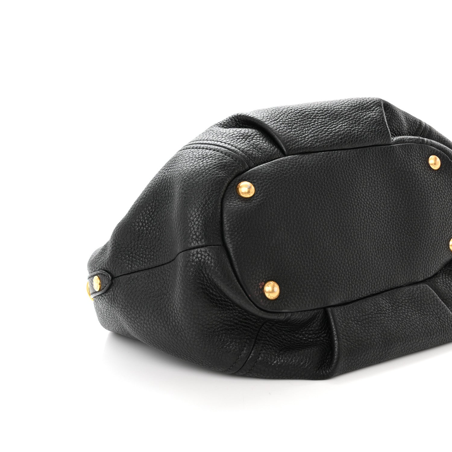 Prada Vitello Daino Shoulder Bag Black 11 of 18
