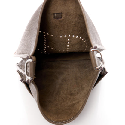 Hermes Taurillon Clemence Evelyne III PM Etoupe 5 of 12