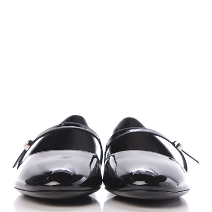 Louis Vuitton Patent Uniformes Ballet Flats 39 Black 2 of 8