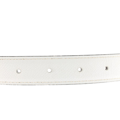 Hermes Epsom Swift 24mm Mors H Belt 75 30 White Etoupe 5 of 5