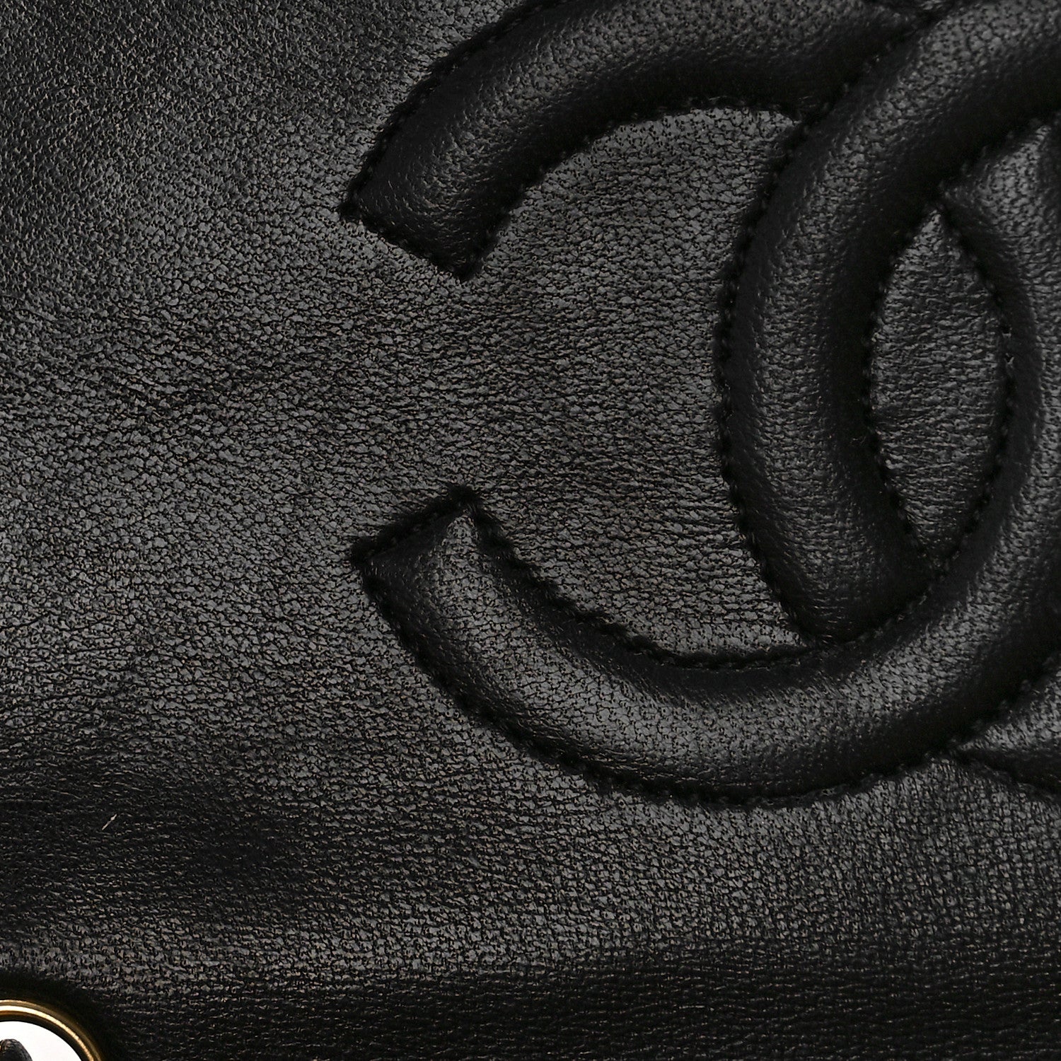 Chanel Lambskin Quilted Small Single Flap Bag Black 13 of 14