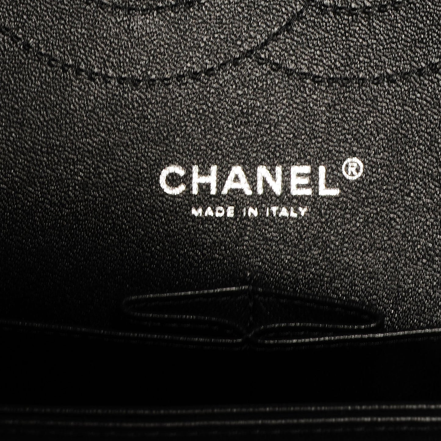 Lambskin Jumbo Double Flap Black