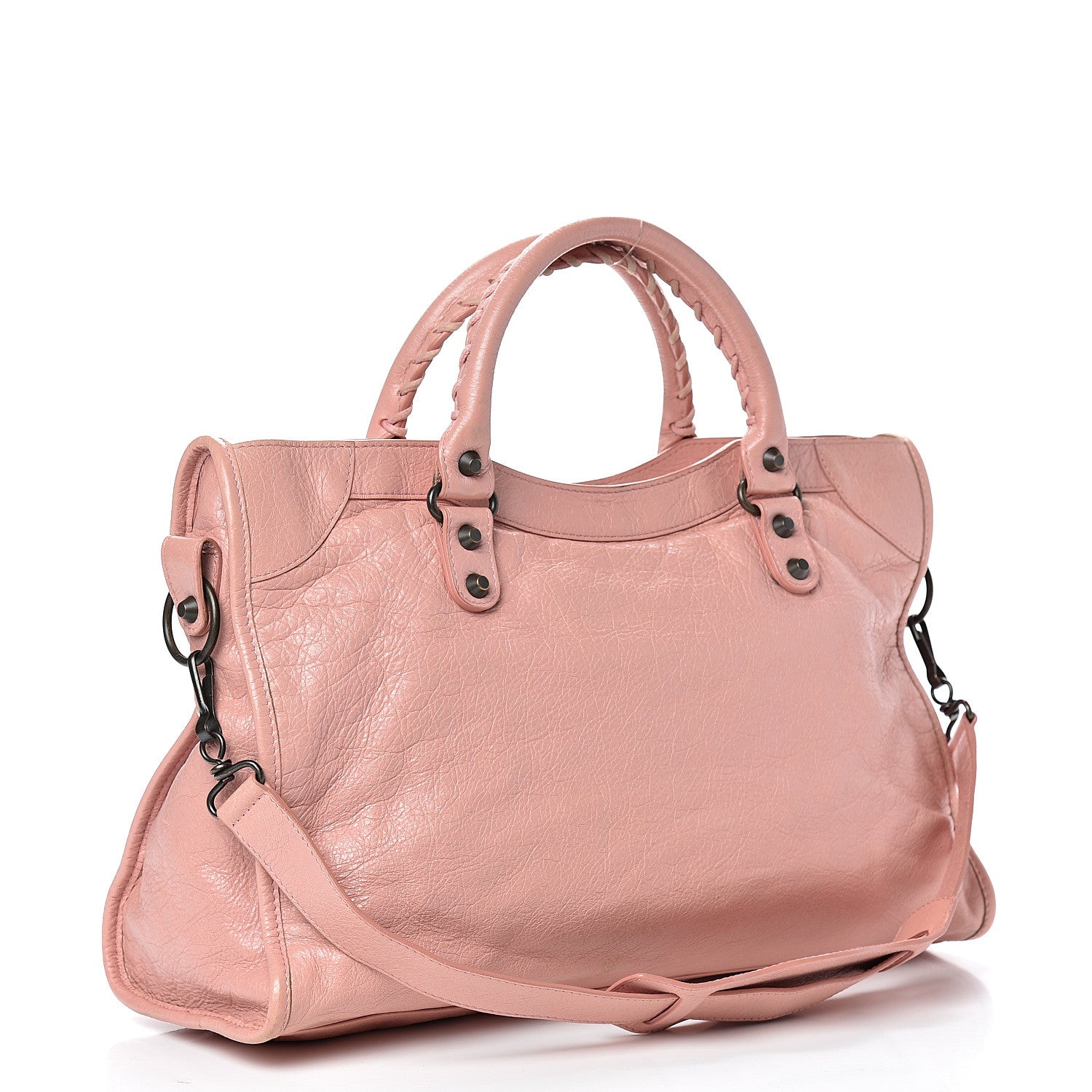 Balenciaga Agneau Classic Hardware City Rose Peche 2 of 12