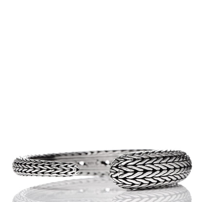 John Hardy Sterling Silver Classic Chain Hinged Bangle 4 of 8