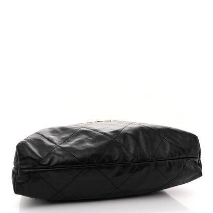 Chanel Shiny Calfskin Quilted Chanel 22 Black 5 of 12