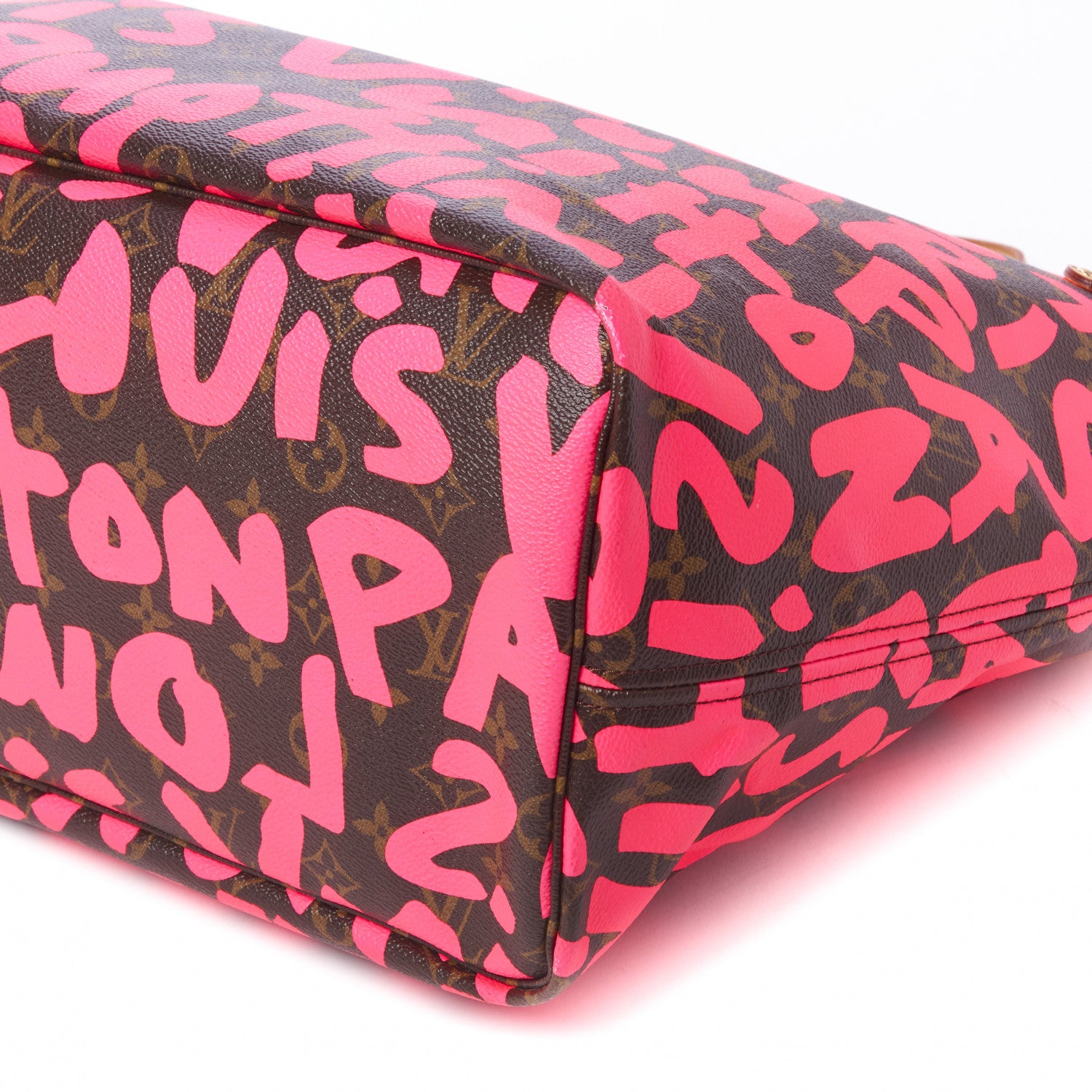 Louis Vuitton Monogram Graffiti Neverfull GM Fuchsia 4 of 8