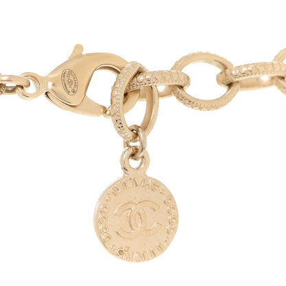 Chanel Pearl CC 100th Anniversary Necklace Light Gold 5 of 7