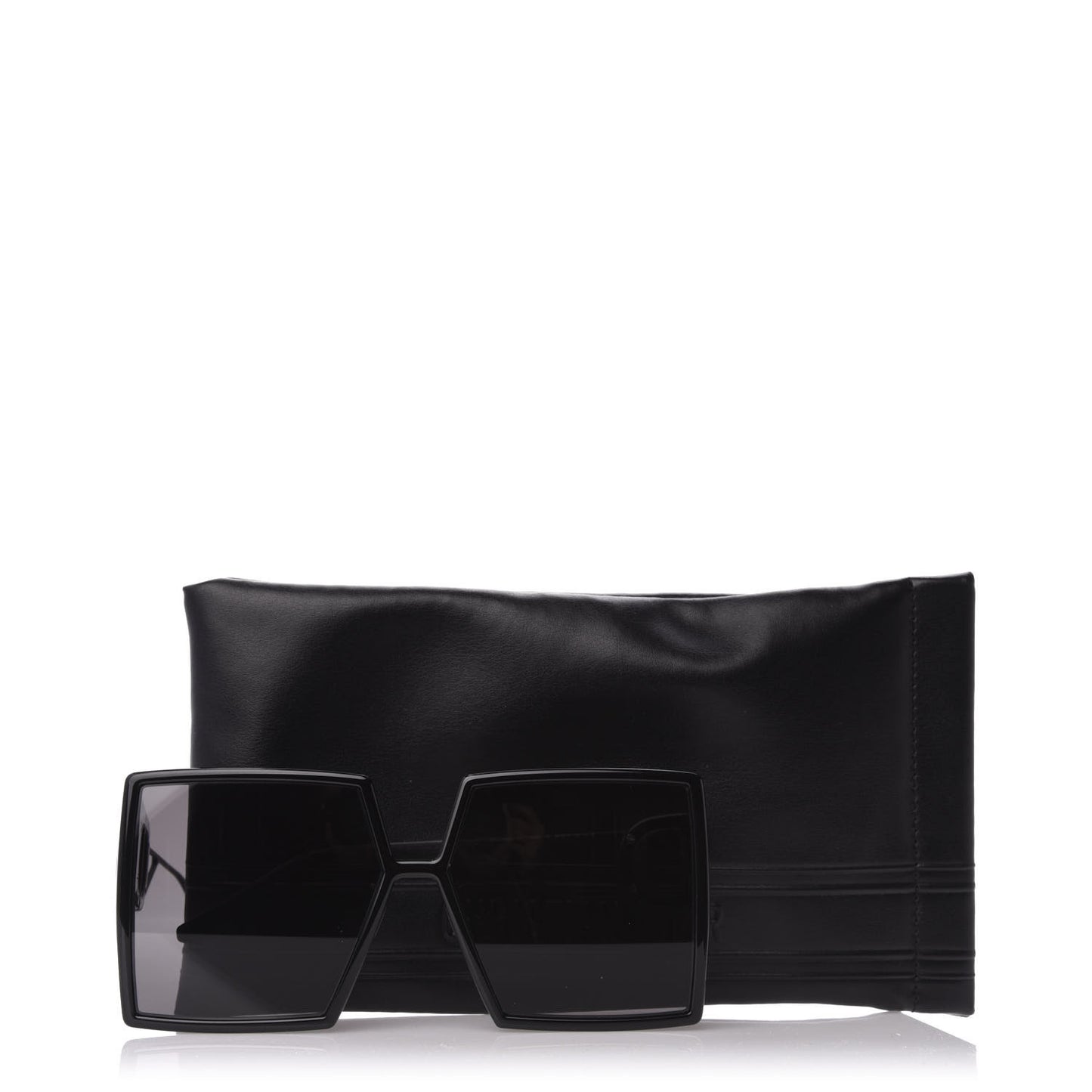 Rectangular 30 Montaigne 1 Sunglasses Black