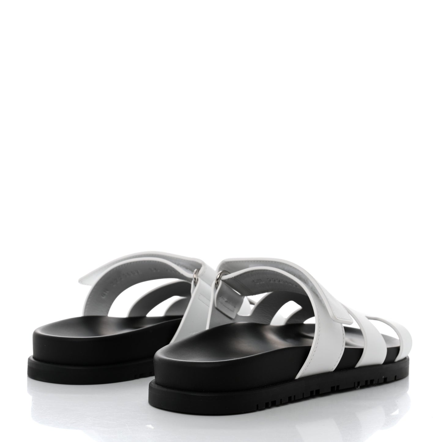 Calfskin Womens Chypre Sandals 36 White