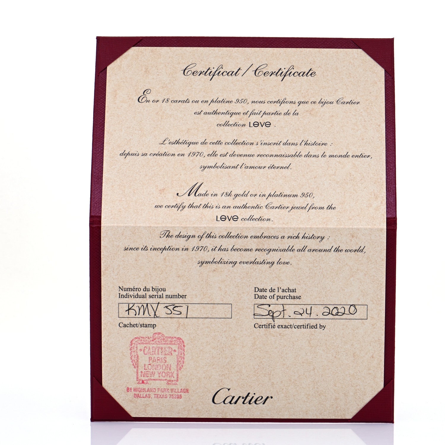 Cartier 18K Pink Gold LOVE Bracelet 17 7 of 7