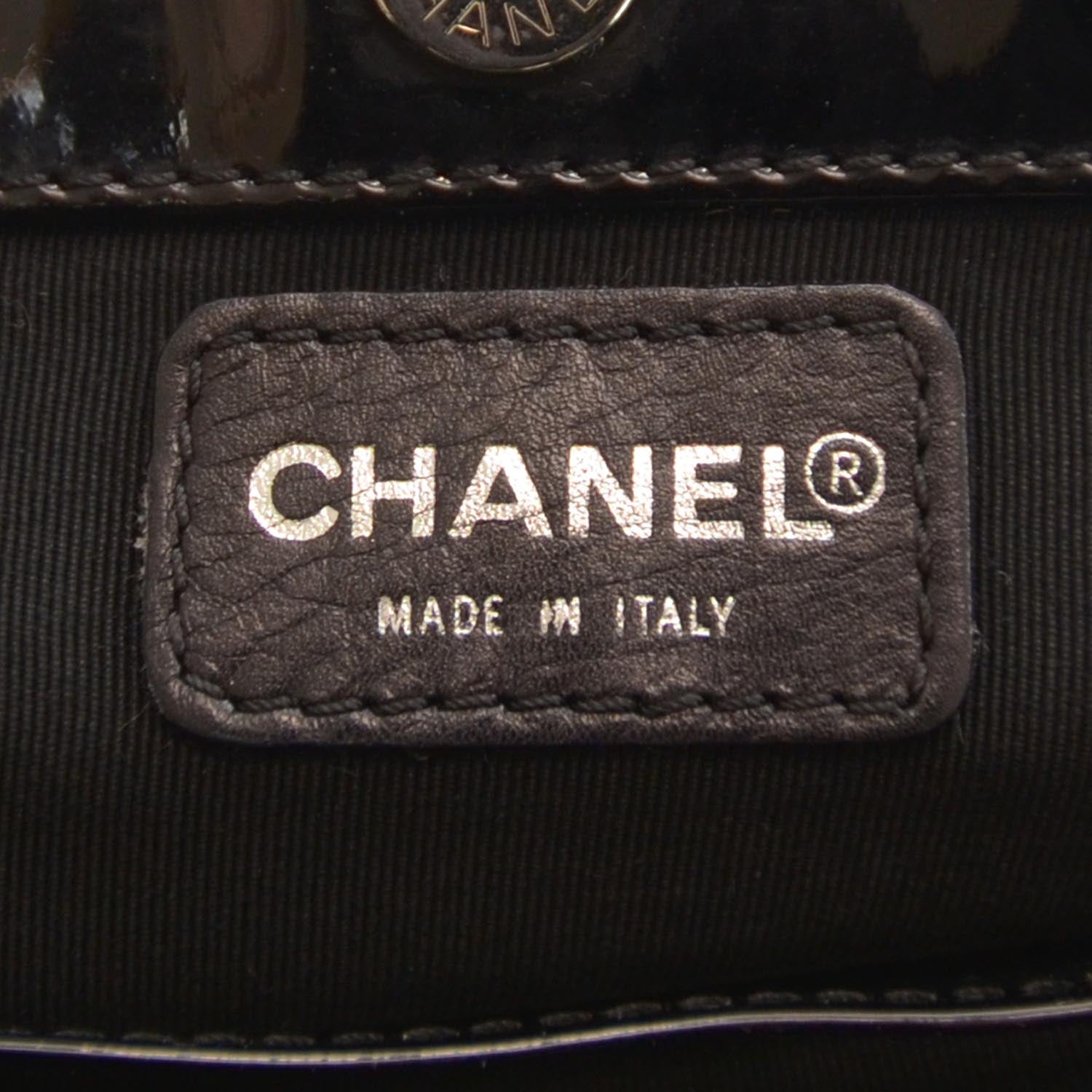 Chanel Vinyl CC Wristlet Black 4 of 6