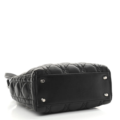 Christian Dior Lambskin Cannage Mini Lady Dior Black 3 of 8