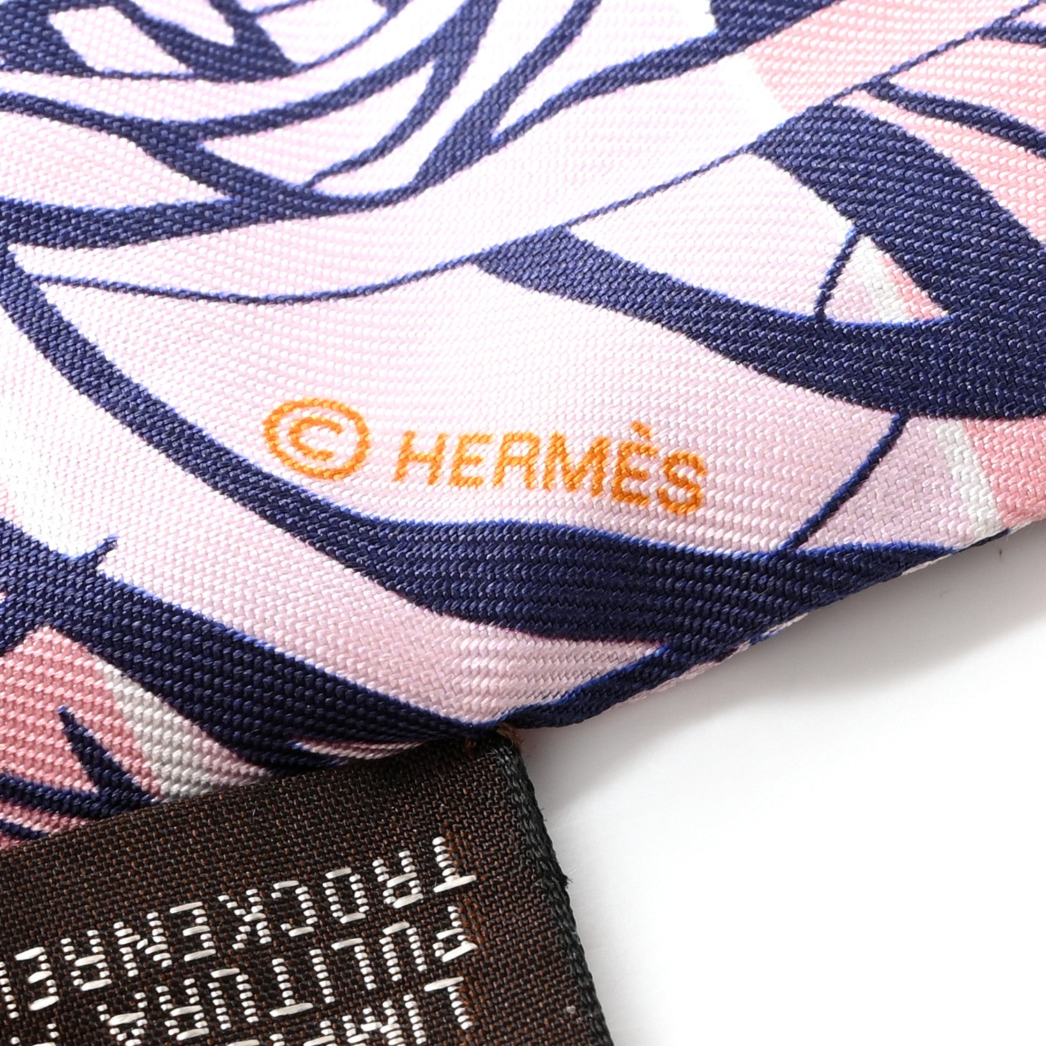 Hermes Silk Jungle Love Rainbow Twilly Orange Encre Vieux Rose 4 of 4